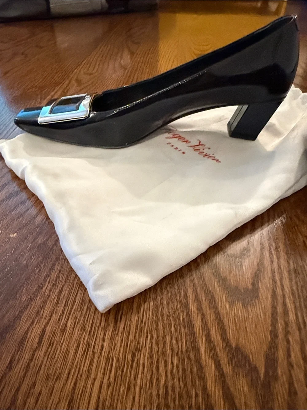 Roger Vivier patent pumps